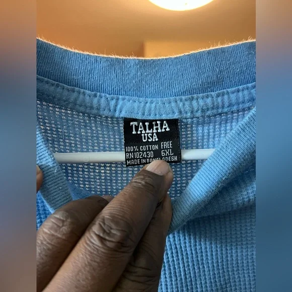 👀All 👉🏾(4)👈🏾….6xL Thermal Shirts Men’s 💜💙🖤 …$15 - Picture 4 of 15